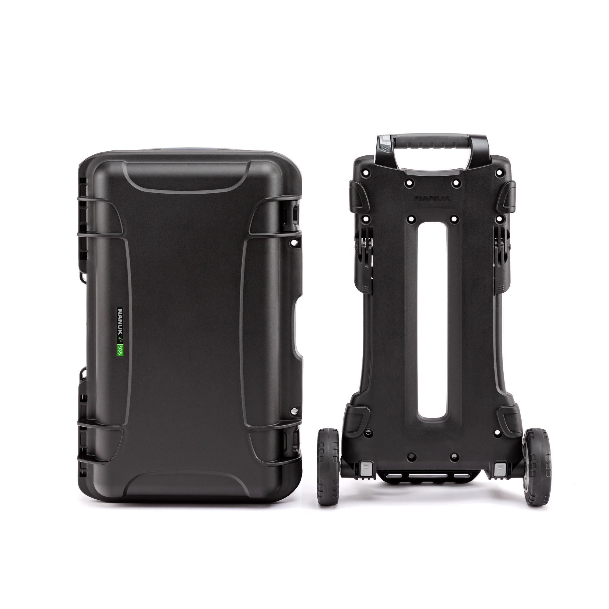 Nanuk-R 935 with HDW backing plate front view Nanuk-R 935 with HDW backing plate front view