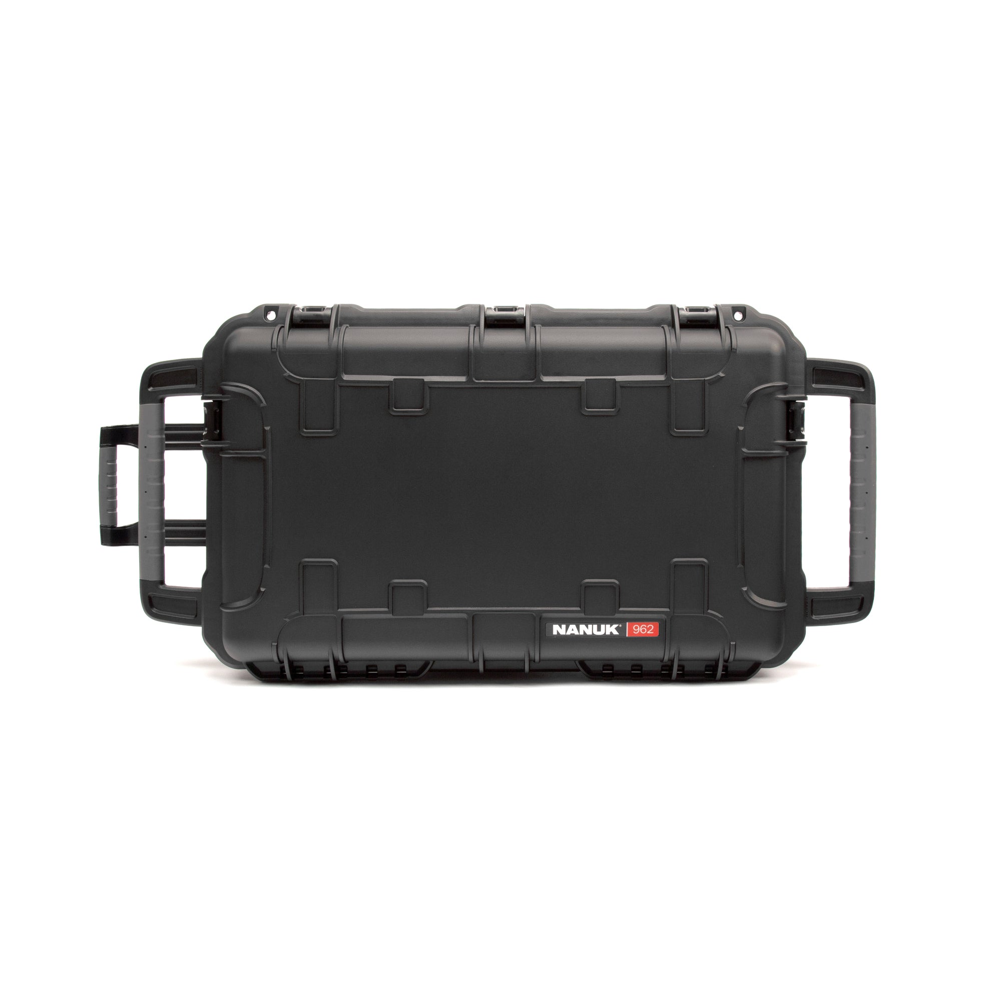 A black Nanuk 1300 rugged hard case with integrated handles and a small red and white brand logo on the front, shown against a plain white background. A black Nanuk 1300 rugged hard case with integrated handles and a small red and white brand logo on the front, shown against a plain white background.