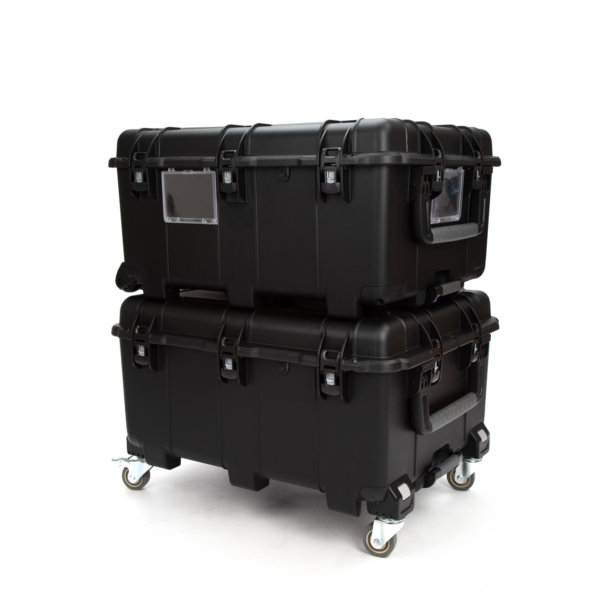 Caster Kit with cases angle view Caster Kit with cases angle view