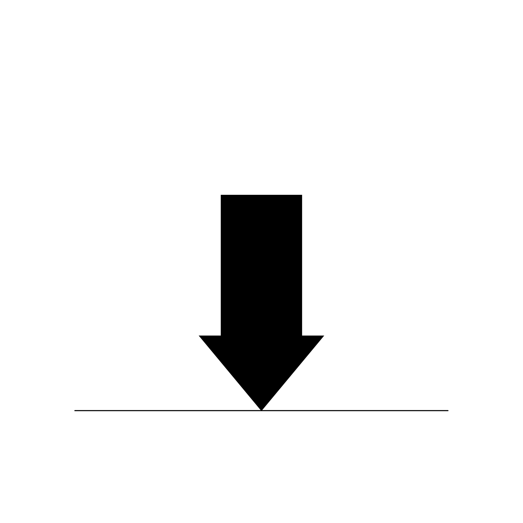 Impact Certification represented by an Arrow pointing down