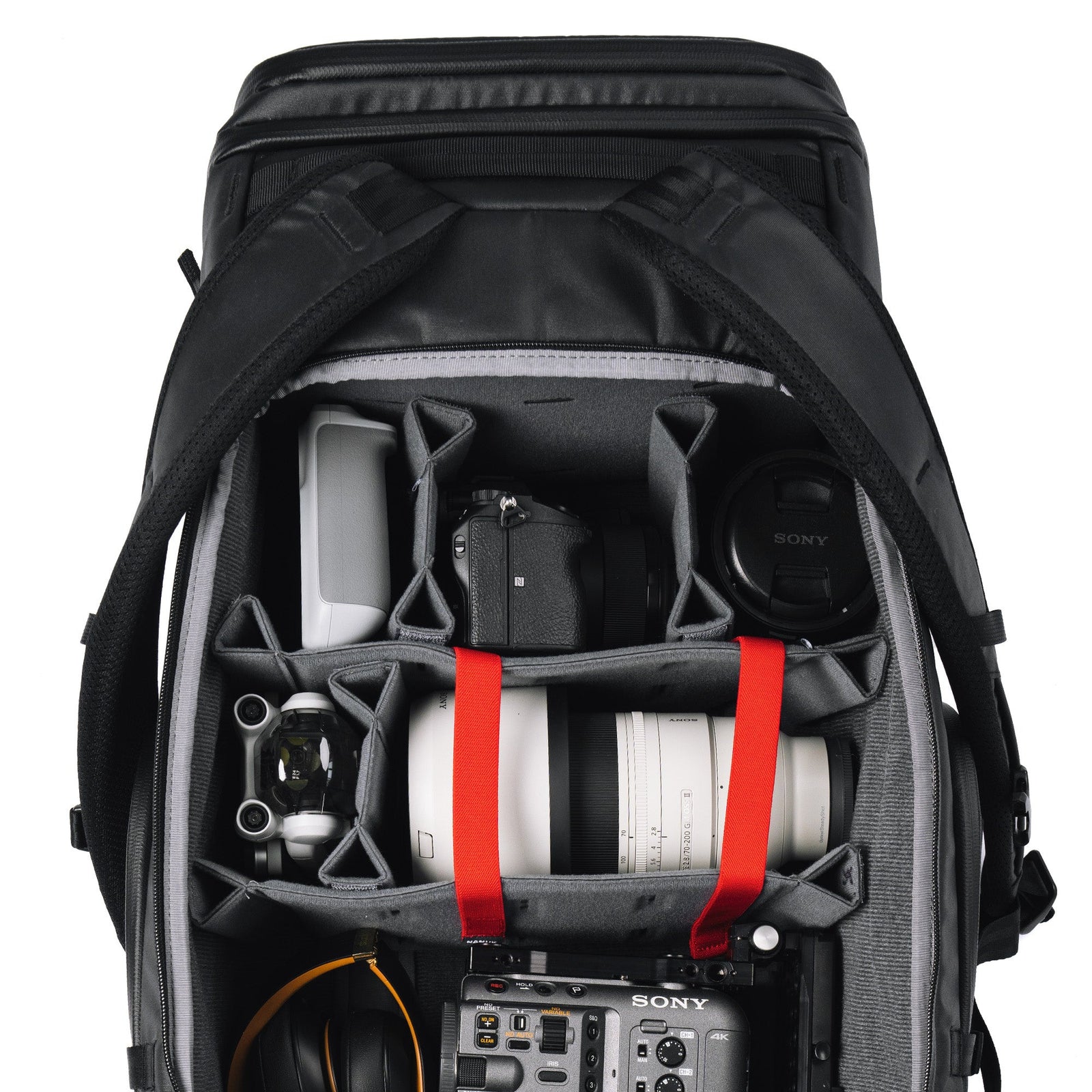 Nanuk Backpack internal Dividers with camera equipment