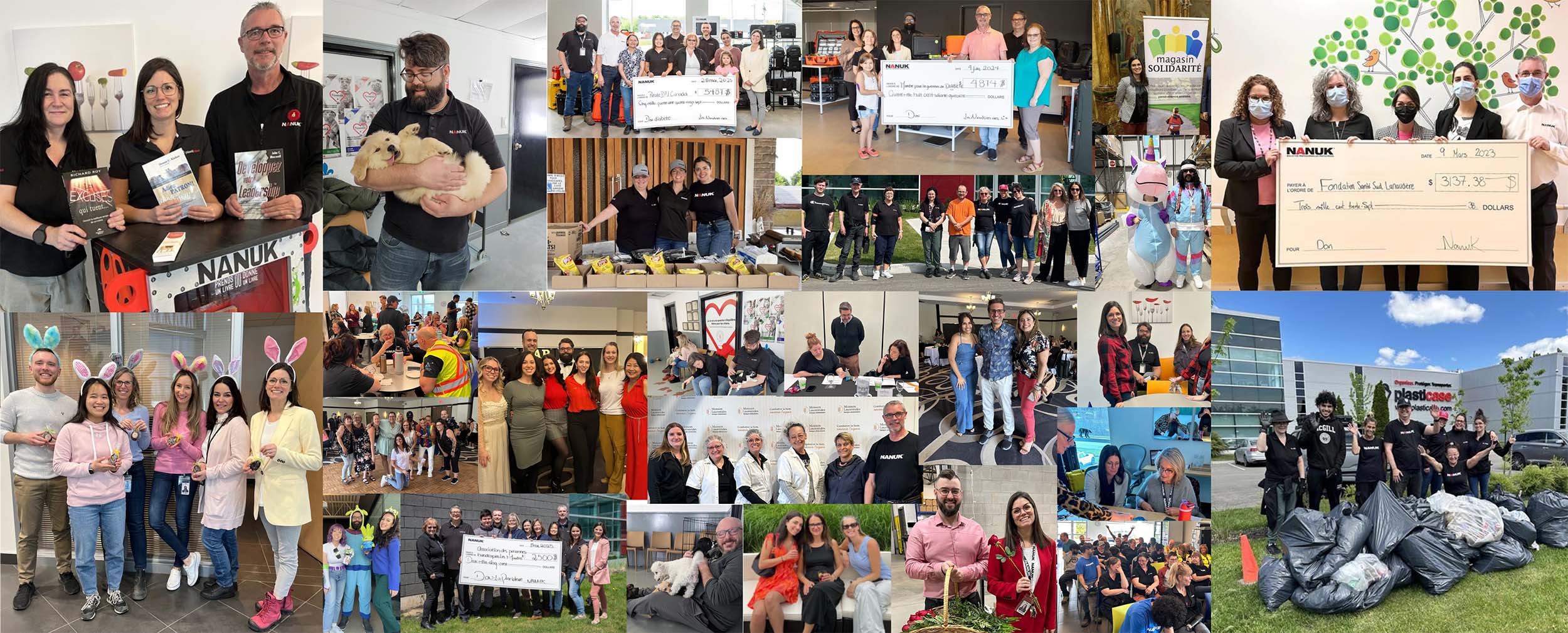 Mosaic of People at NANUK