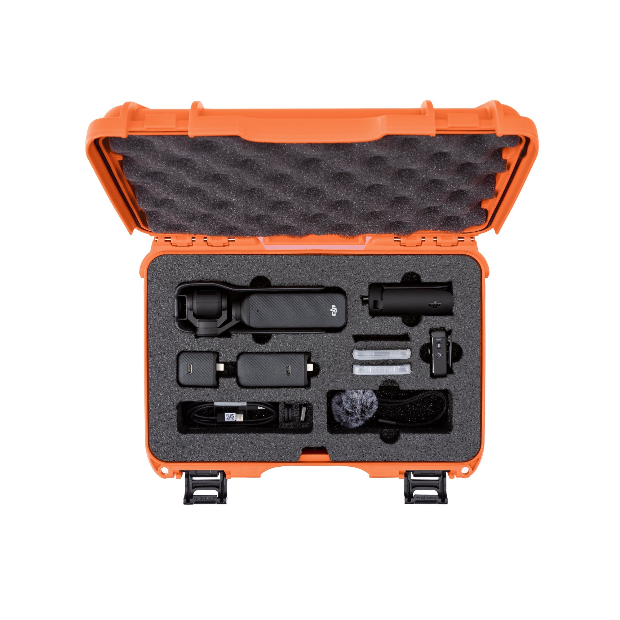 Nanuk 909 DJI Osmo Pocket 3 Orange with Osmo top view