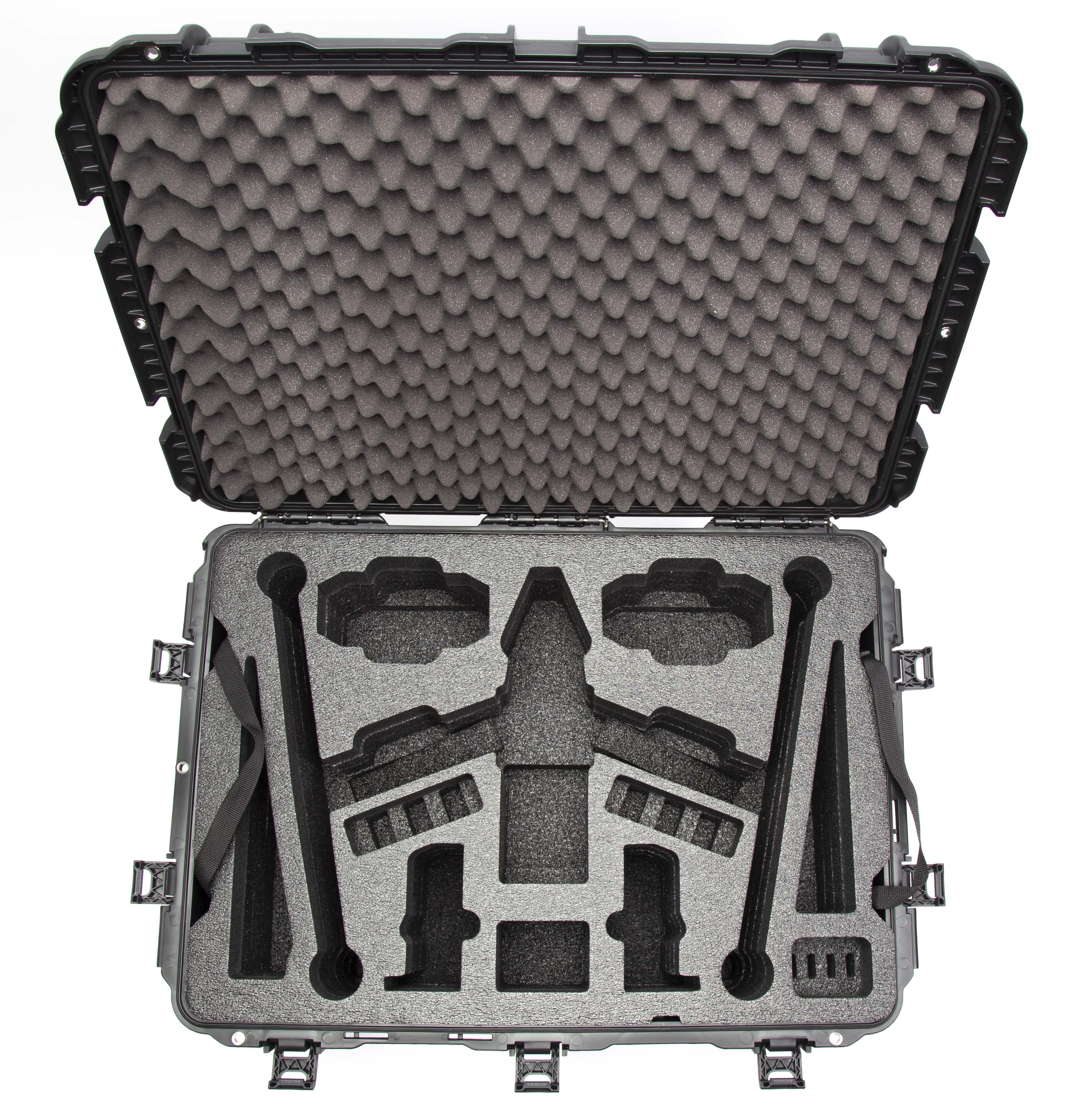 Nanuk 975 for DJI Inspire front view empty