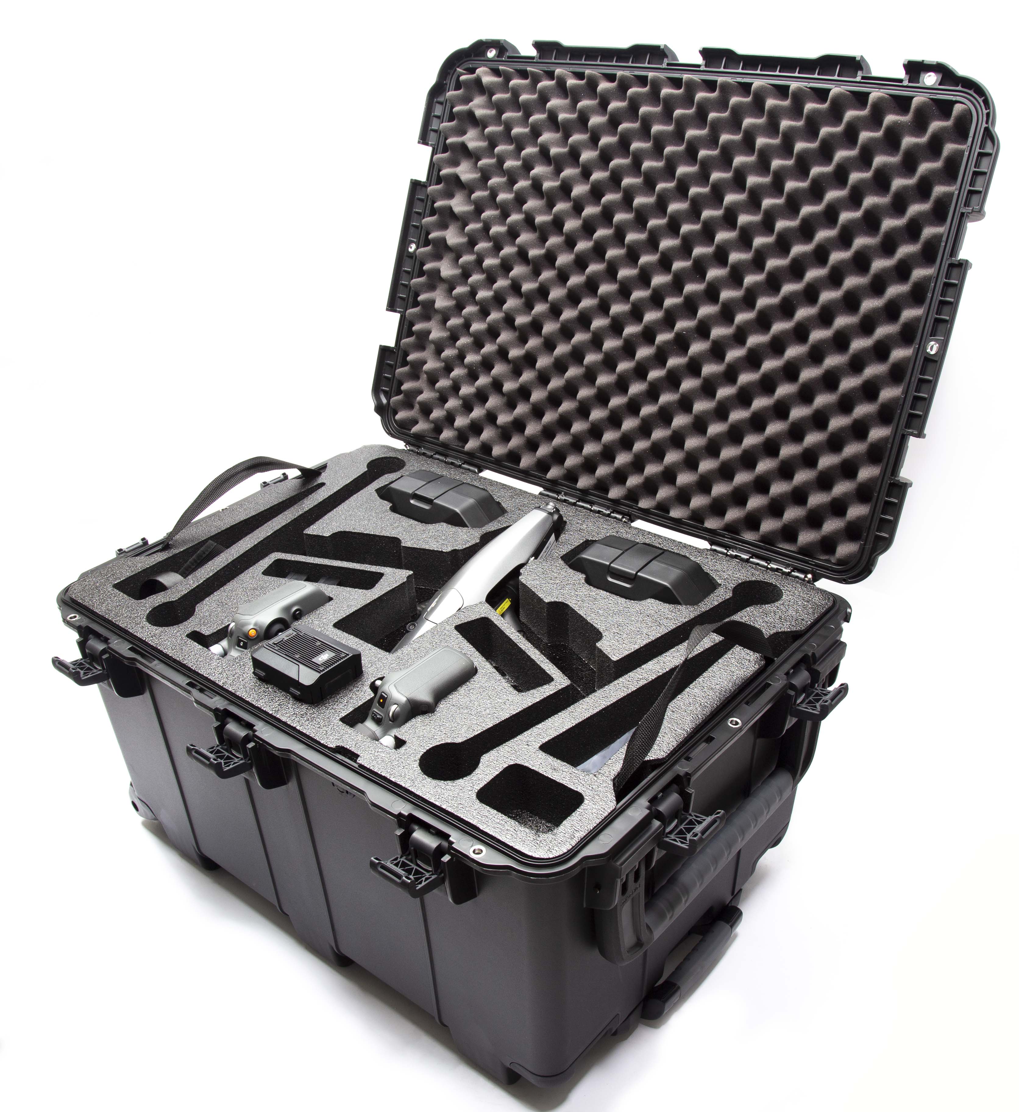 Nanuk 975 pour DJI Inspire 3 vue de côté avec le drone