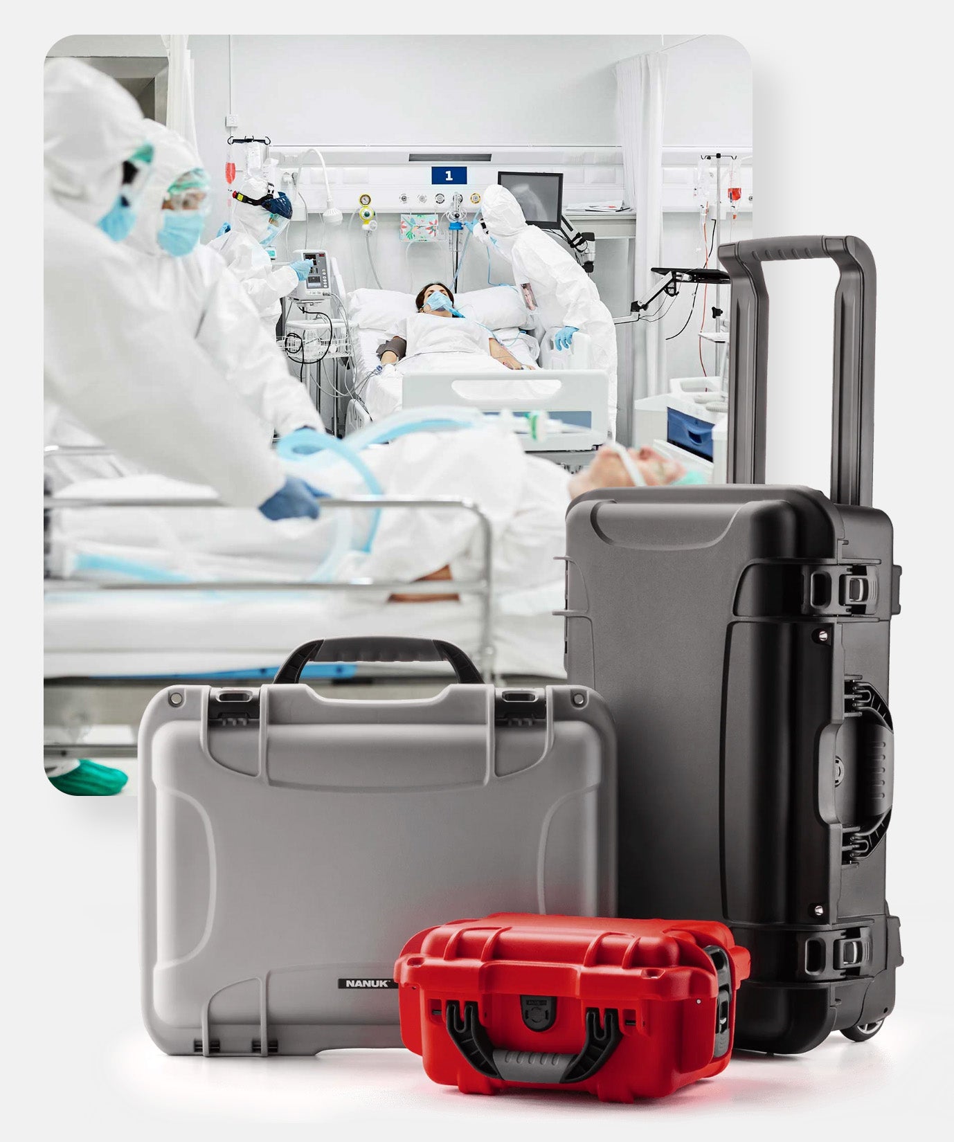 NANUK protects your medical equipment at all costs