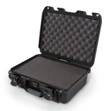 Nanuk-R 920 Black opened with cubed foam insert on a white background