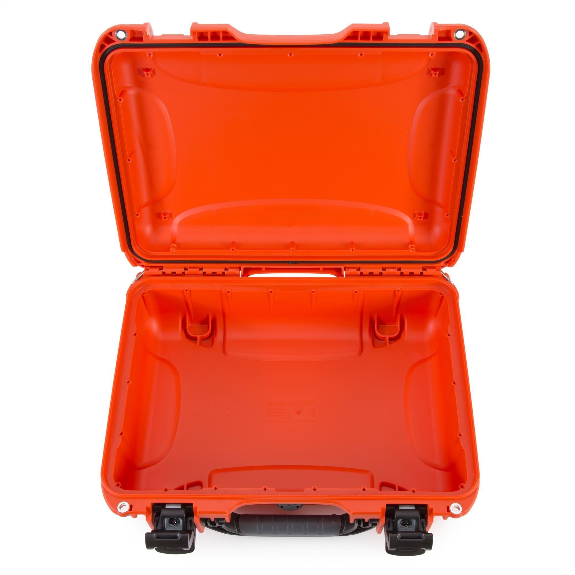 NANUK 923  Orange NO TSA open empty top view