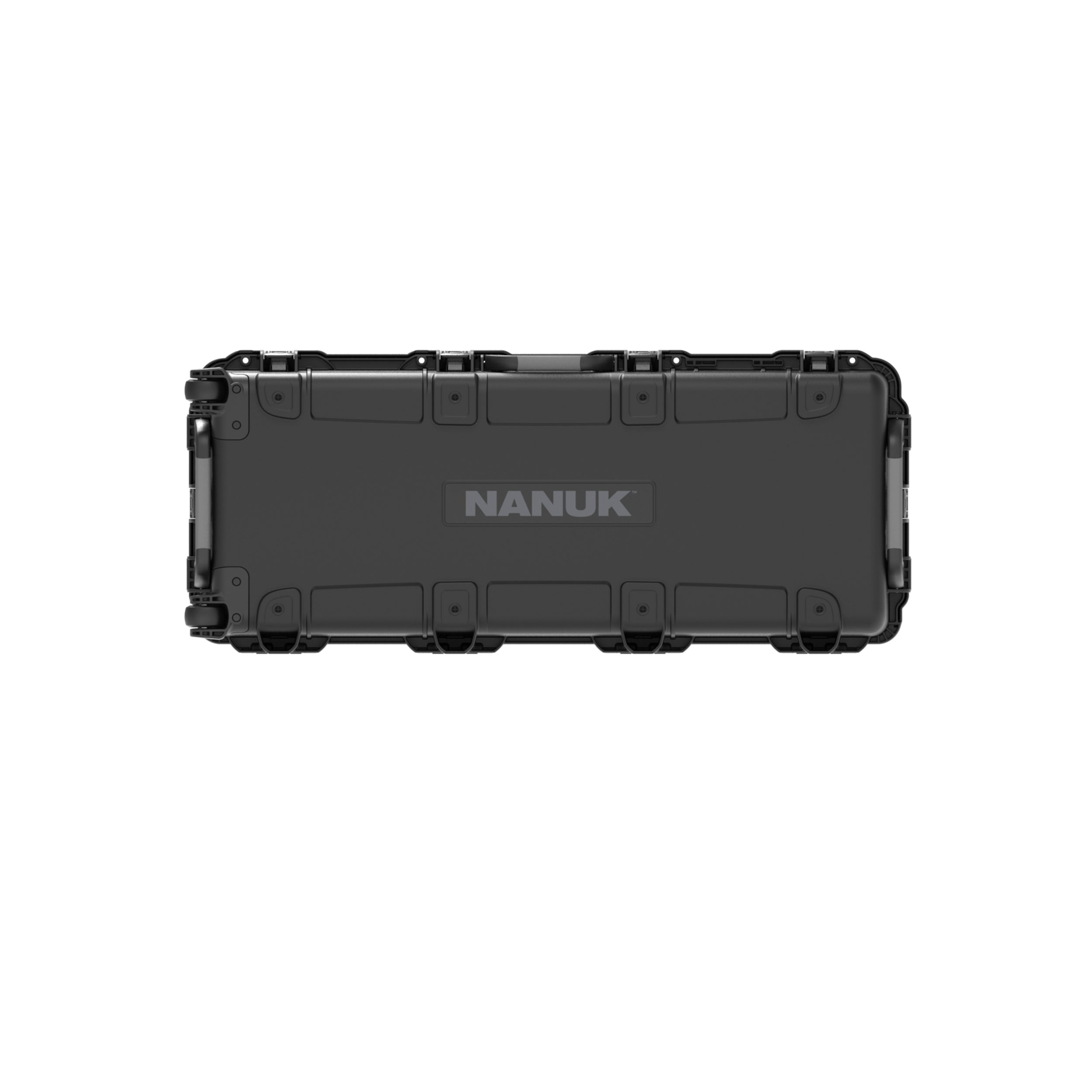 Black NANUK case on a white background