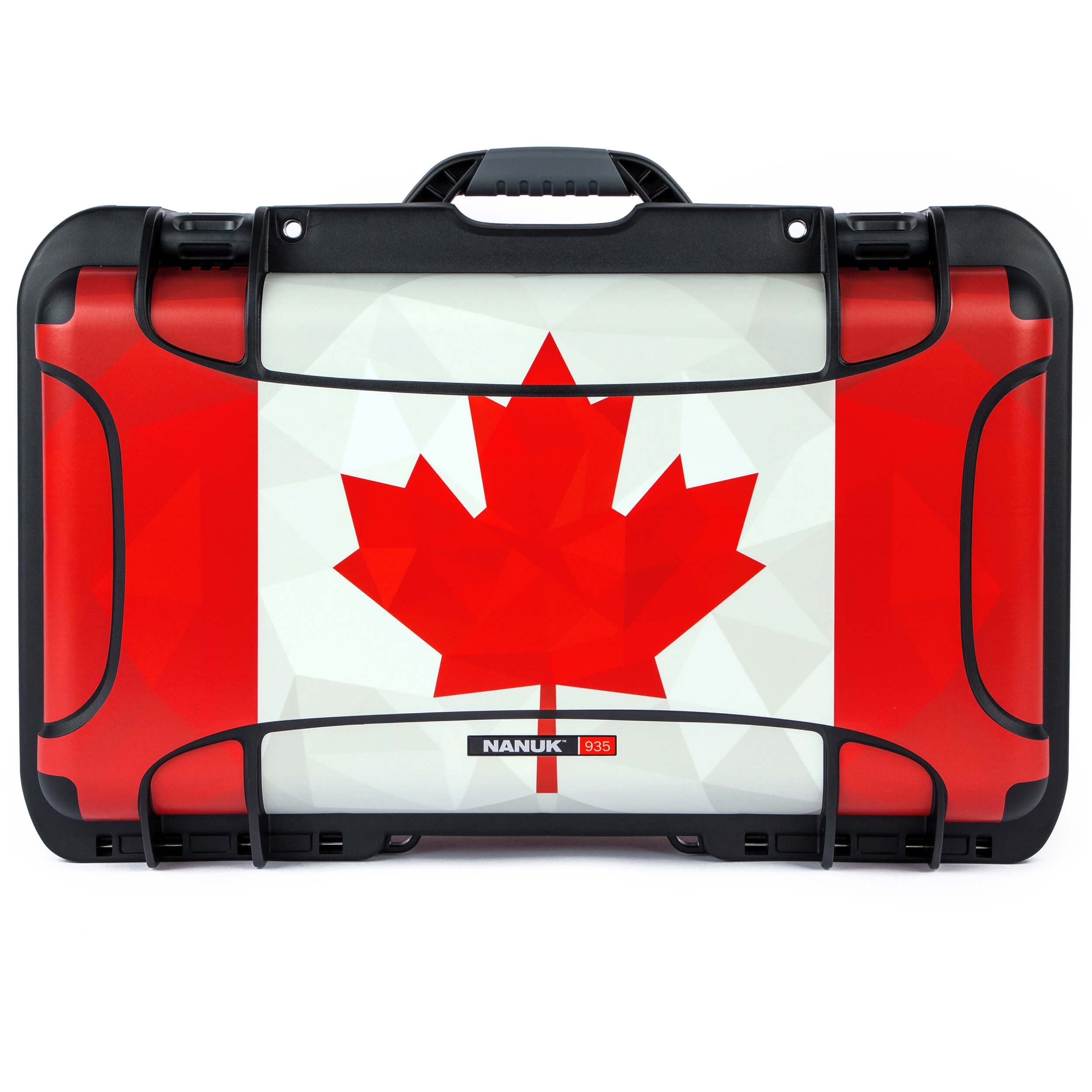 Nanuk 935 with Canadian flag skin front view
