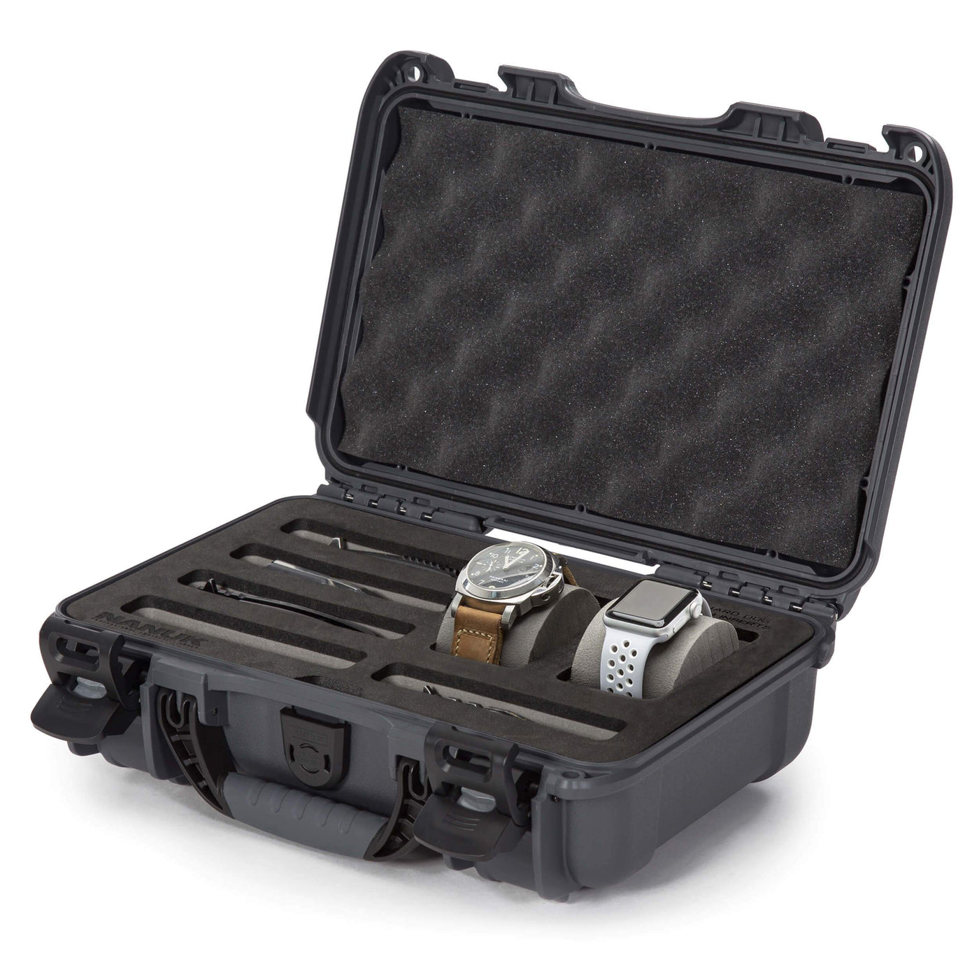 NANUK 909 2 Watches 5 Knives Case