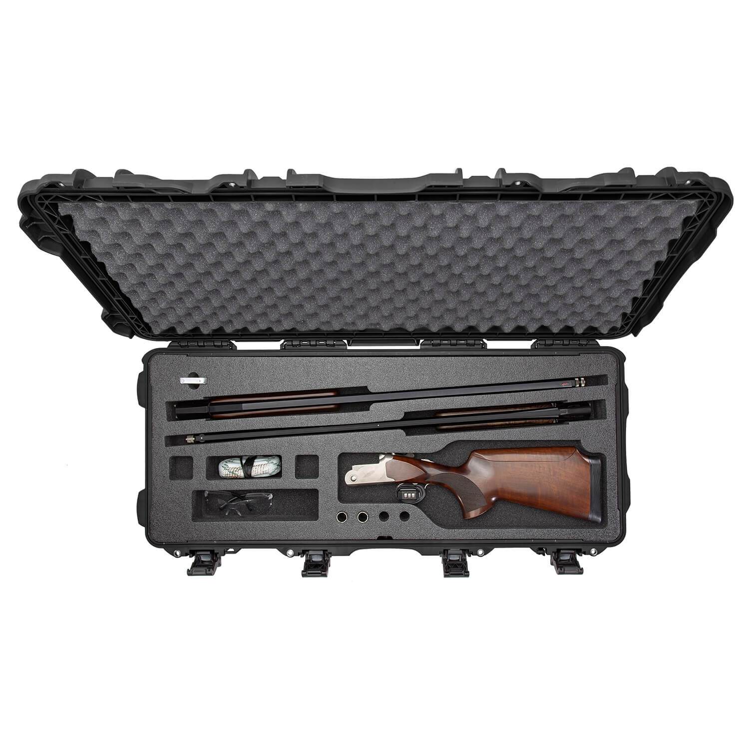 NANUK 985 valise de fusil de chasse démonté - valise de fusil de chasse - Noir - NANUK