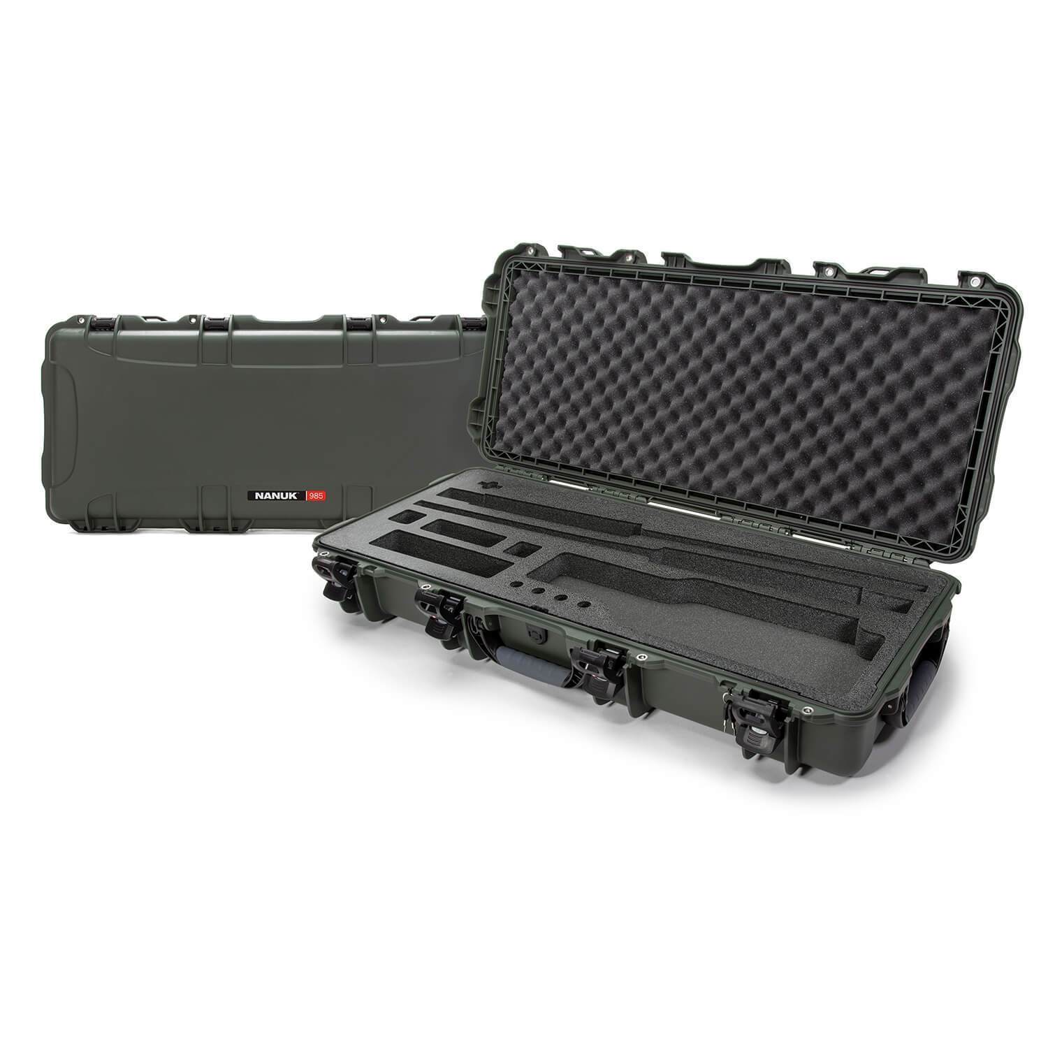 NANUK 985 valise de fusil de chasse démonté - valise de fusil de chasse en direct - NANUK