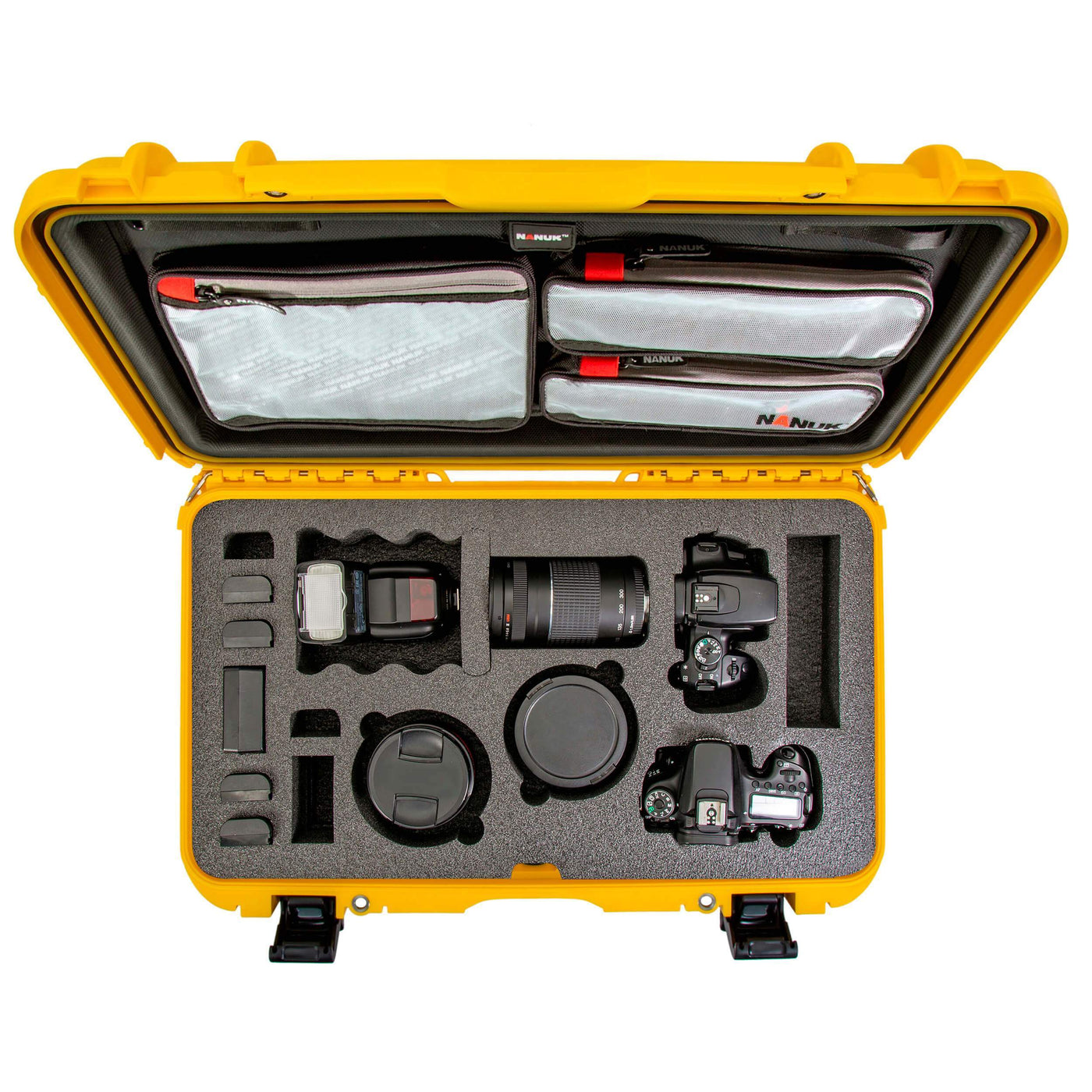 NANUK 935 DSLR Camera Case-Camera Case-Black-Lid Organizer-NANUK